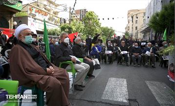 مراسم تشییع و تدفین شهدای گمنام در منطقه ۳ تهران  5