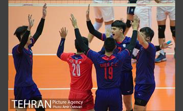 دیدار تیم های ملی والیبال ایران و چین تایپه 2