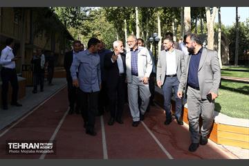 بازدید شهردار تهران از اردوی تیم ملی کشتی
