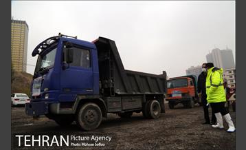 مانور عملیات برف روبی شهرداری منطقه شش 25
