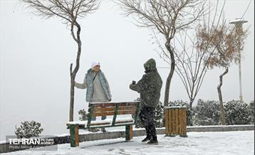 بارش برف زمستانی در منطقه ۲ 17