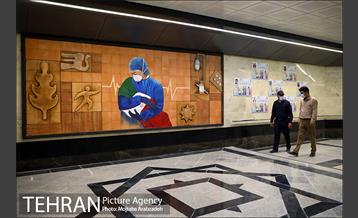 آیین افتتاح و بهره برداری از ایستگاه مترو مدافعان سلامت 3