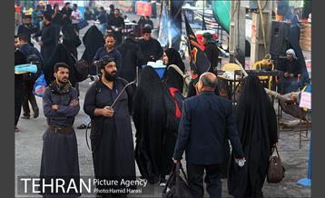 زائران اربعین حسینی در مرز شلمچه 16