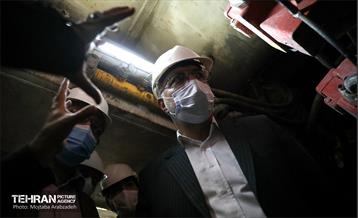 بازدید شهردار تهران از کارگاه ساخت ایستگاه متروی حرم عبدالعظیم 19