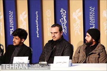 نشست خبری فیلم مردن در آب مطهر 1