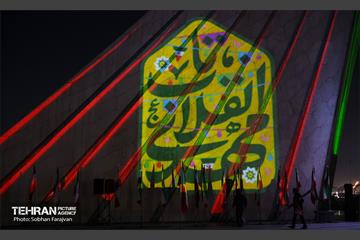 نورافشانی جشن پیروزی انقلاب اسلامی در میدان آزادی 42