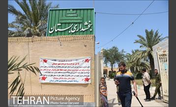 بازدید شهردار تهران از بخش سیل زده بستان خوزستان 16