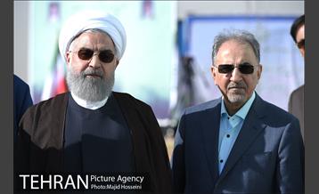 افتتاح پروژه1200 هکتاری کمربند سبز شهر تهران با حضور دکتر روحانی 5