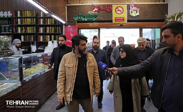 بازدید سخنگوی دولت از بازار میوه و تره‌بار و شهروند جلال آل احمد 65