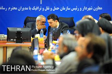 نشست هم اندیشی رئیس سازمان حمل و نقل و ترافیک با مدیران رسانه ها 1