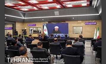 آیین افتتاح و بهره برداری از ایستگاه مترو مدافعان سلامت 13