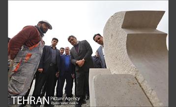 بازدید شهردار تهران از نهمین سمپوزیوم مجسمه سازی تهران 19