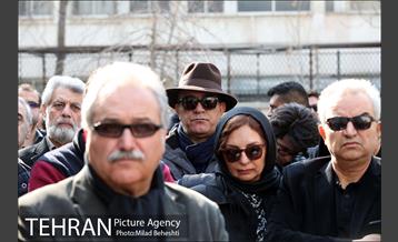 مراسم تشییع پیکر علی معلم 5