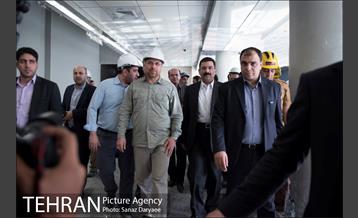 بازدید شهردار تهران از پایانه خط 6 مترو تهران -3 8
