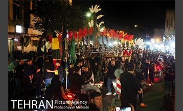 عزاداری شب پنجم ماه محرم در محله گرگان 39