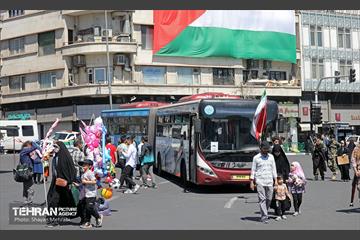 خدمات شهرداری تهران در پایان روز قدس 13