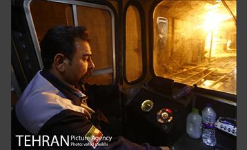 بازدید سرپرست شهرداری تهران از خط 6 مترو تهران 9