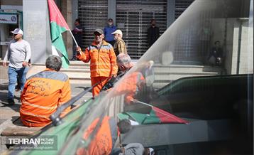 خدمات شهرداری تهران در پایان روز قدس 25