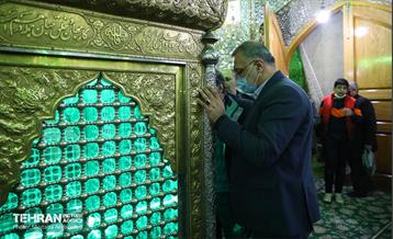 سخنرانی شهردار تهران در امامزاده علی‌اکبر چیذر(ع) 3