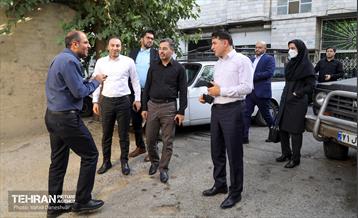 حضور مدیرعامل سازمان نوسازی شهرداری تهران در منطقه۱۷
