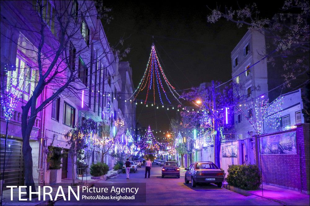 آذین بندی منطقه 21 در ایام شعبانیه 9