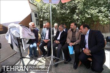 بازدید خبرنگاران از پشت صحنه سریال در جستجوی آرامش‎ 15