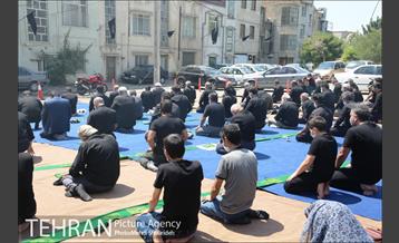 نماز ظهر عاشورا مسجد قائم(عج) منطقه هفت