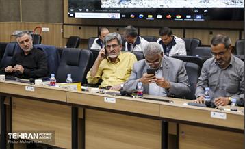 نشست جمعی از نمایندگان مجلس با رئیس سازمان پیشگیری و مدیریت بحران تهران 7