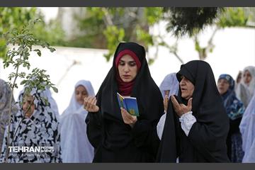 اقامه نماز عید سعید فطر در محله شهران 18