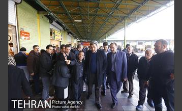 بازدید شهردار تهران از میدان میوه و تره بار ستارخان 8