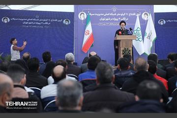 افتتاح ۱۱ کیلومتر شبکه اصلی مدیریت سیلاب در غرب تهران 23