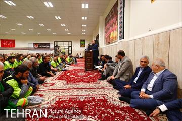 مراسم اعزام کاروان خادم الحسین (ع) شهرداری تهران به عتبات عالیات با حضور شهردار تهران 35