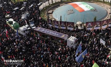تشییع شهدای اقتدار ملی در تهران 41
