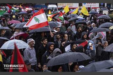 تجمع مردم تهران در محکومیت به شهادت رساندن سیدحسن نصرالله 9
