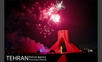 جشن نور نیمه شعبان در میدان آزادی 6