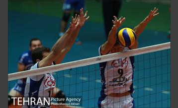دیدار تیم های والیبال سایپا تهران و هاوش گنبد