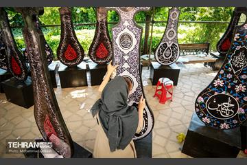کارگاه ساخت علامت های عاشورایی