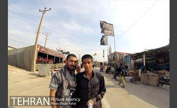 زائران مسیر کربلا  7