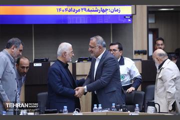 هشتمین جلسه ستاد مدیریت بحران کلانشهر تهران 6