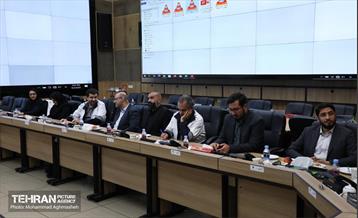 بازدید مدیرکل حوزه شهردار تهران از سازمان پیشگیری و مدیریت بحران شهر تهران 10