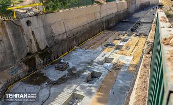 ترمیم و مرمت کانال سرخه حصار در شرق تهران 17