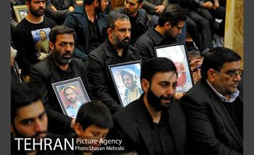 چهلمین روز شهادت شهدای آتش نشان با حضور شهردار تهران 14