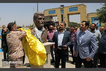 رونمایی از سردیس سردار شهید احمد متوسلیان 10