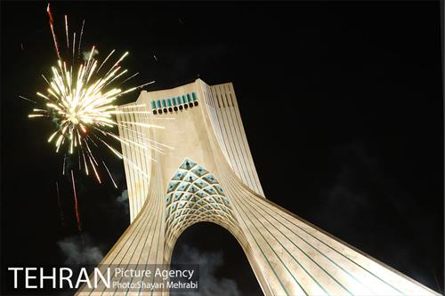 نورافشانی و نورپردازی لیزری به مناسبت عیدغدیر خم 7