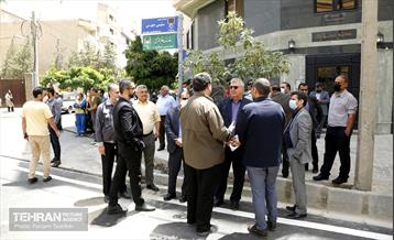 بهره برداری از پروژه عمرانی در منطقه ۵ 6