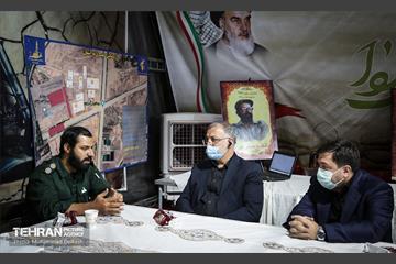 بازدید شهردار تهران از رزم نمایش معبر 3