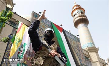 تجمع ضد اسرائیلی در میدان فلسطین 26