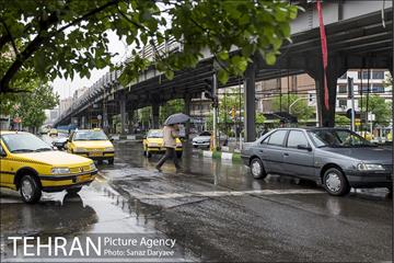 باران بهاری در تهران 8