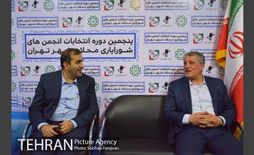 بازدید محسن هاشمی از ستاد انتخابات شورایاری محلات تهران 2