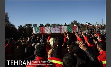 تشییع شهدای آتش نشان با حضور مردم در بهشت زهرا(س) 11